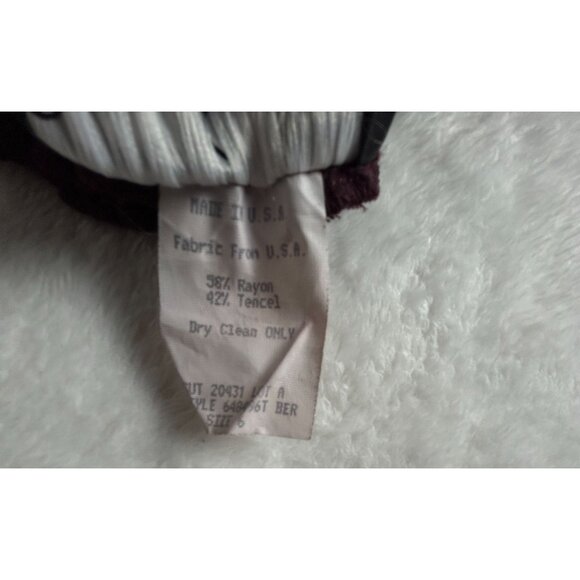 Carole Little Womens Wrap Style Midi Skirt Size 6 Purple Elastic Waist Casual - Picture 4 of 7